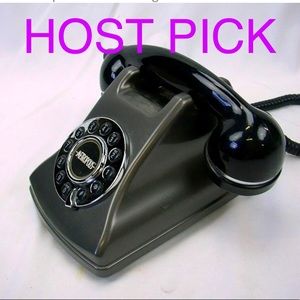 Vintage Metropolis Conair Retro Style Push Button Rotary Phone Model SW2504GPH